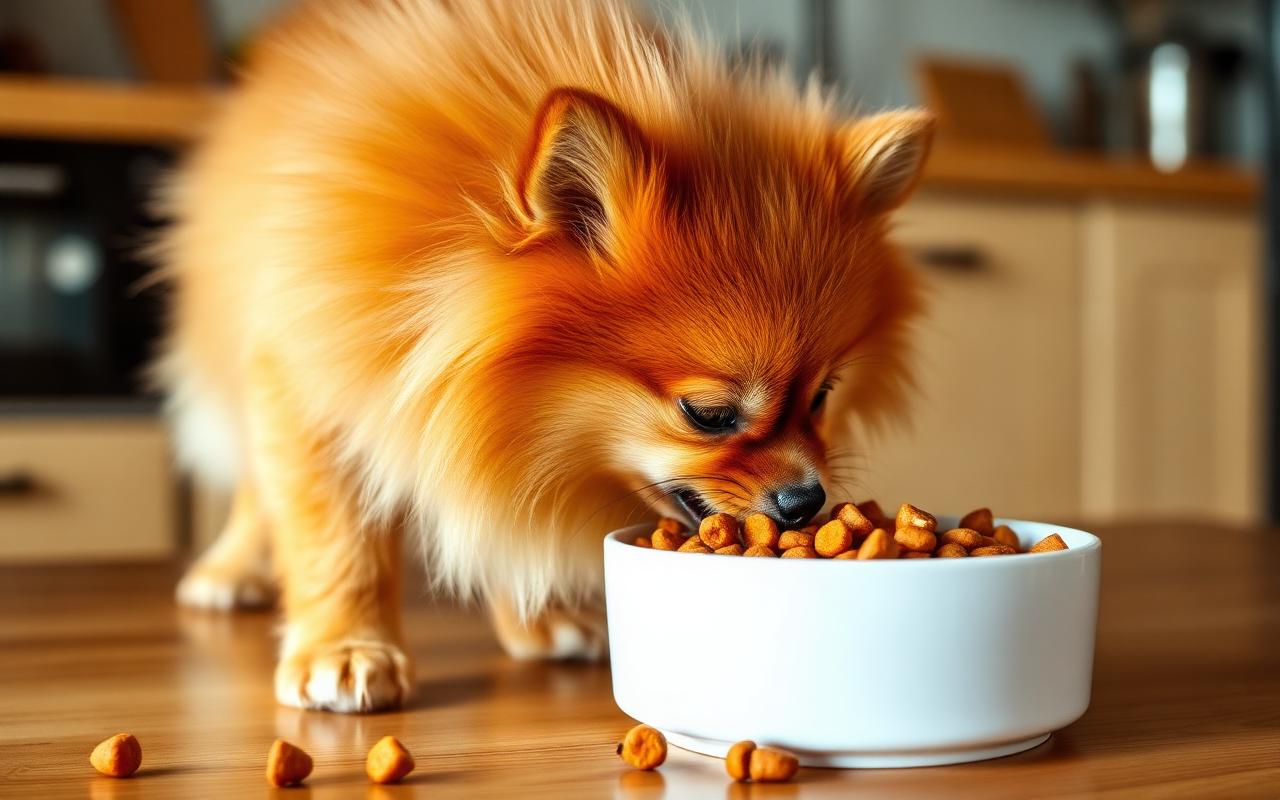 Alimentación ideal para un Pomerania