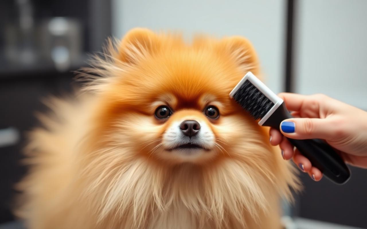 Cómo cepillar y mantener el pelaje de un Pomerania