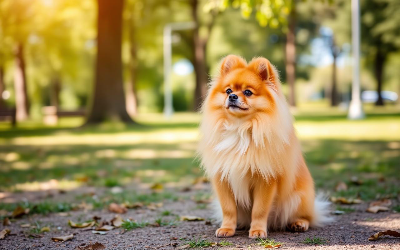 Entrenamiento básico para un Pomerania