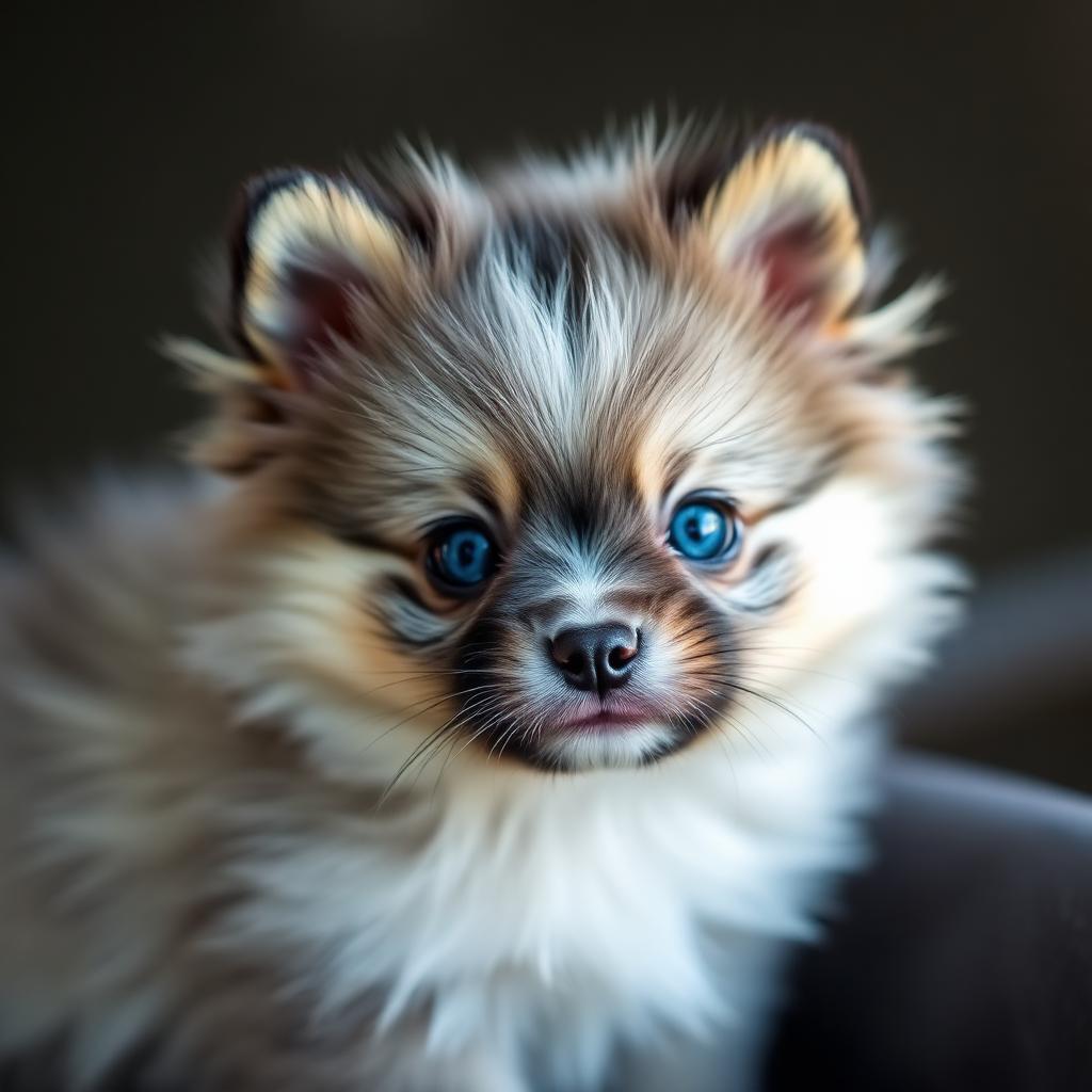 Pomerania Blue Merle